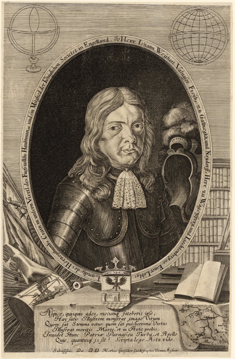 Selvportræt af Johann Weikhard von Valvasor