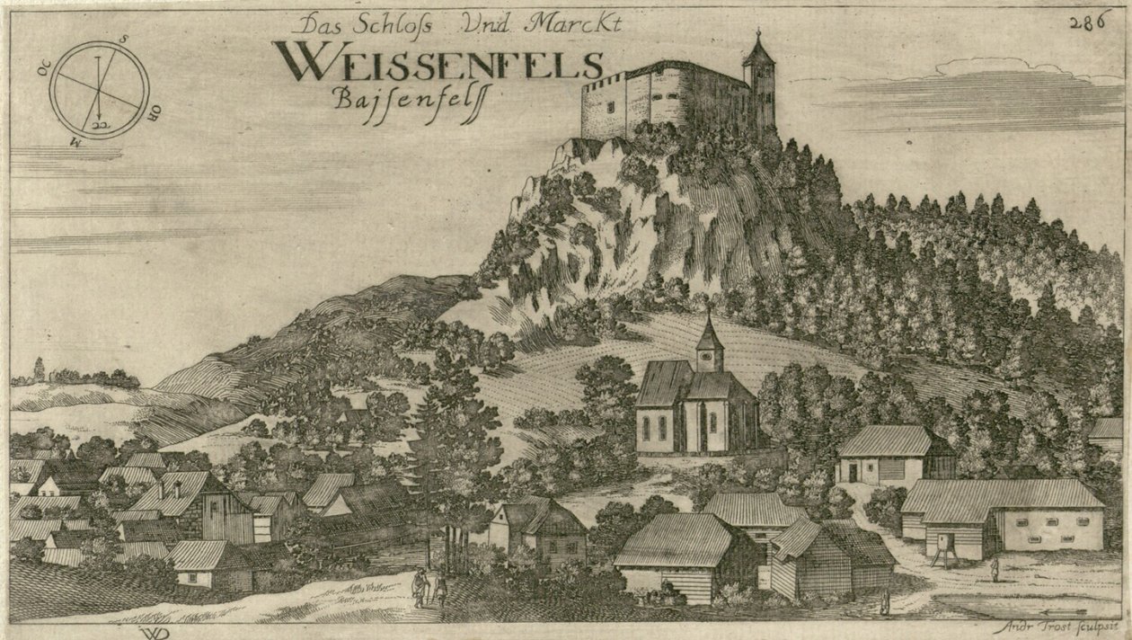 Grad Bela på af Johann Weikhard von Valvasor