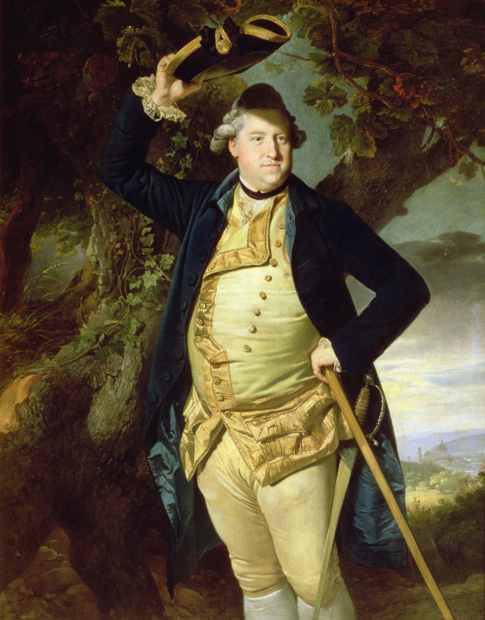 Portræt af George Nassau, 3rd Earl Cowper af Johan Joseph Zoffany
