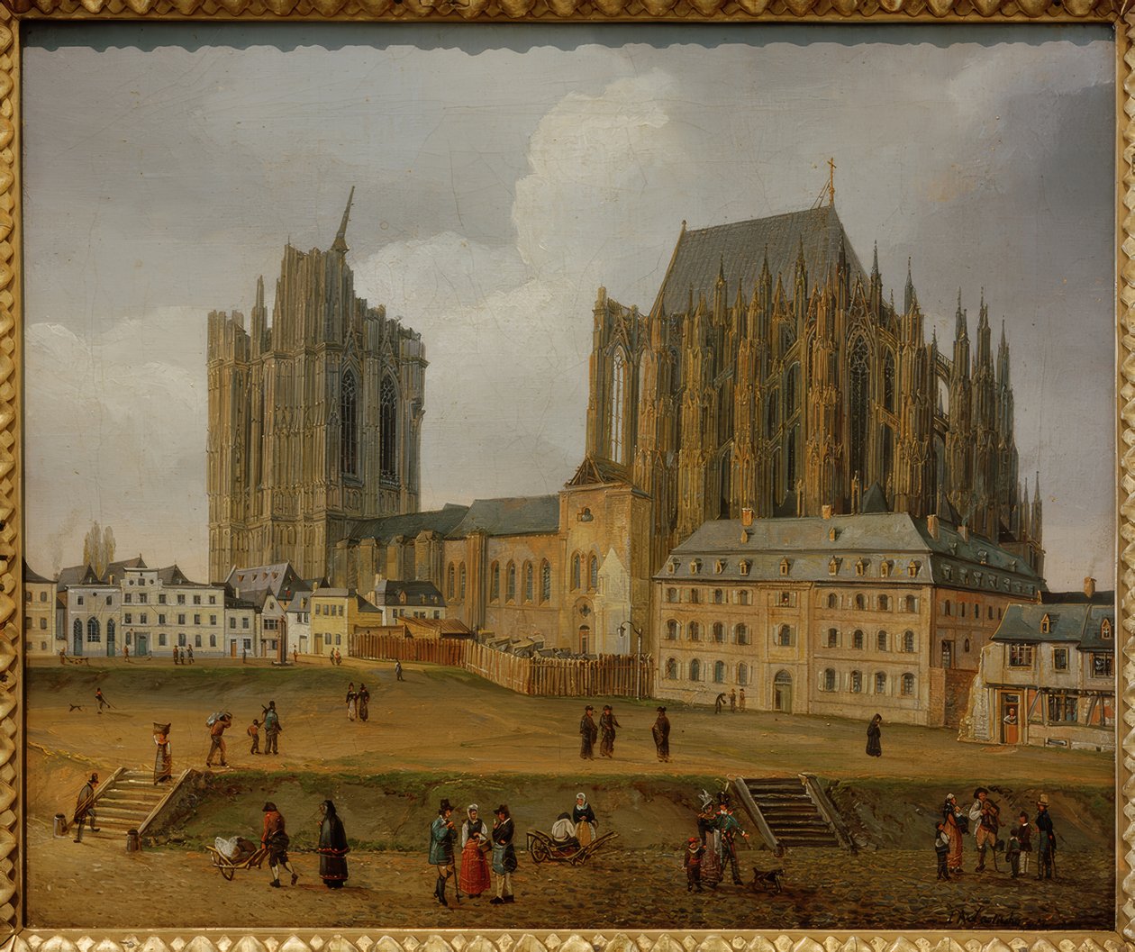 Kölnerdomen fra sydøst af Johann Adolf Lasinsky