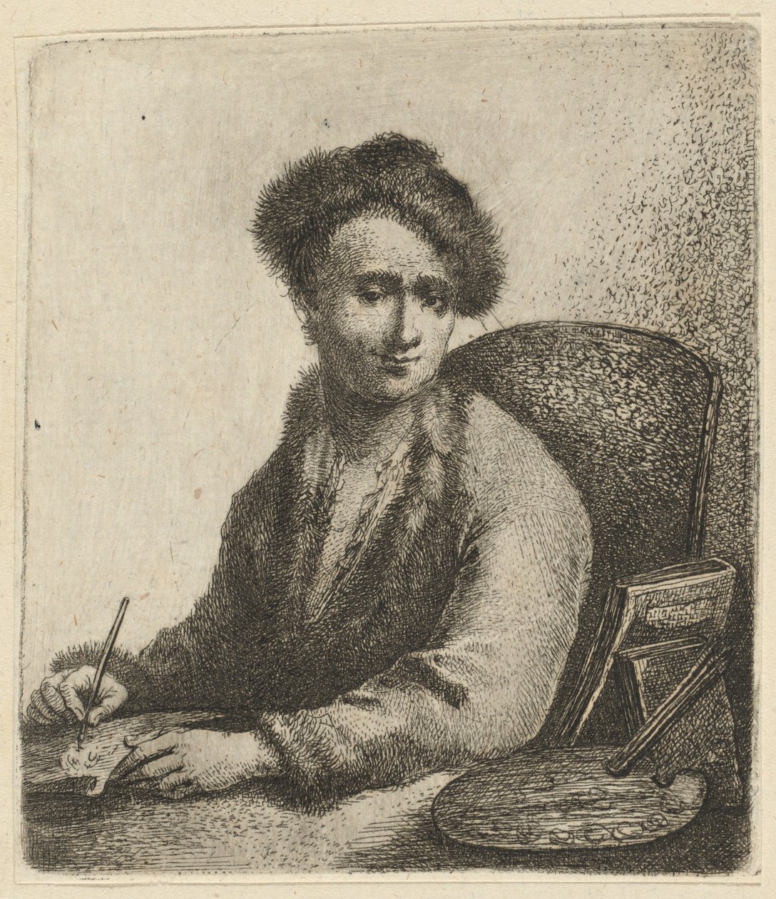 Selvportræt af Johann Andreas Benjamin Nothnagel