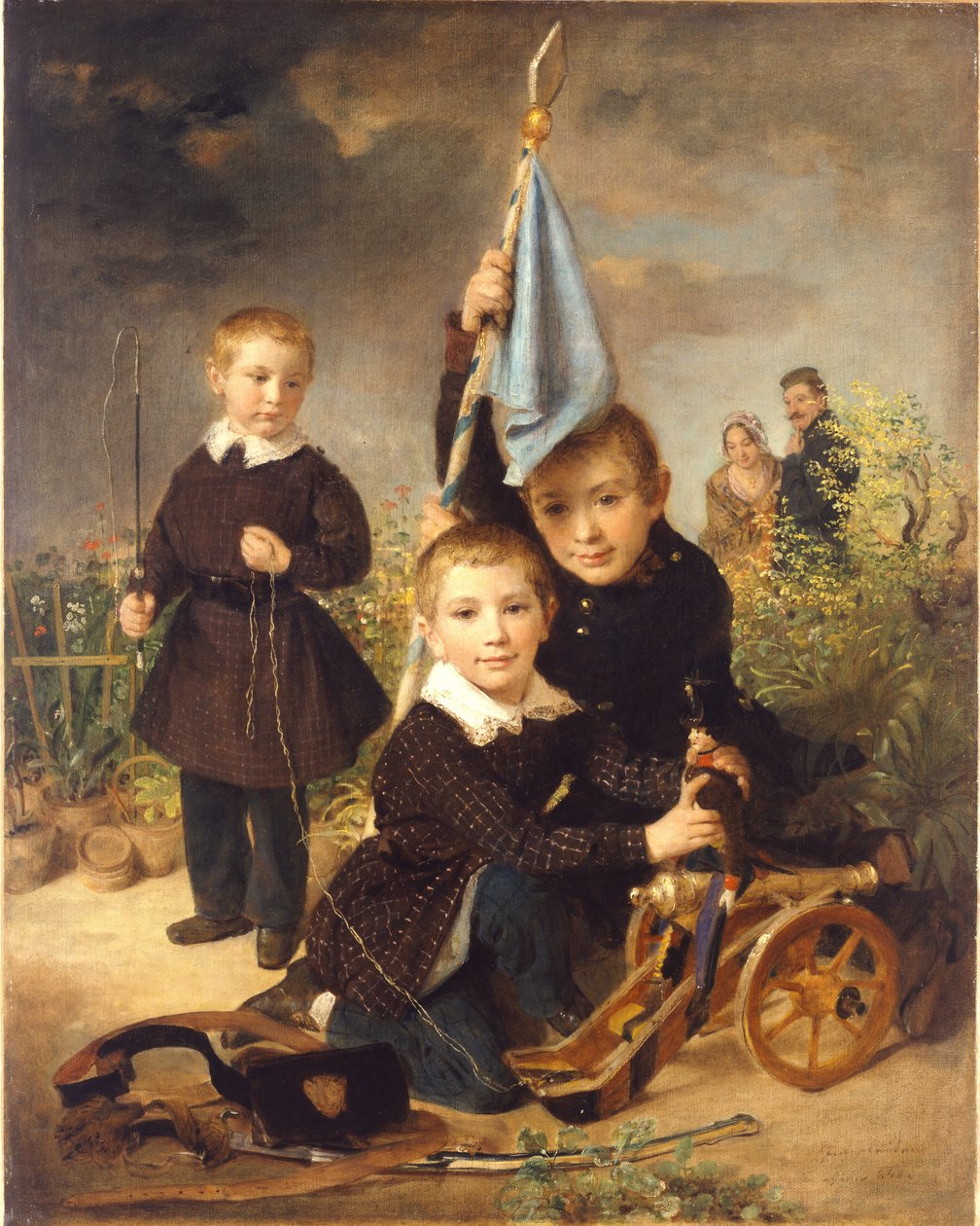 Børns soldat spil af Johann Baptist Reiter