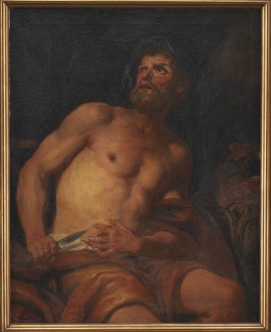 Cato den yngres død af Johann Carl Loth