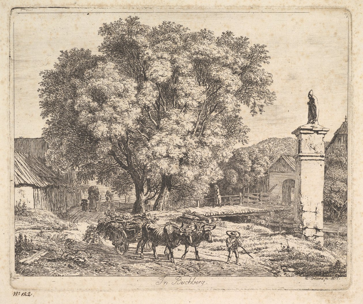 I Buchberg, 1817. af Johann Christian Erhard