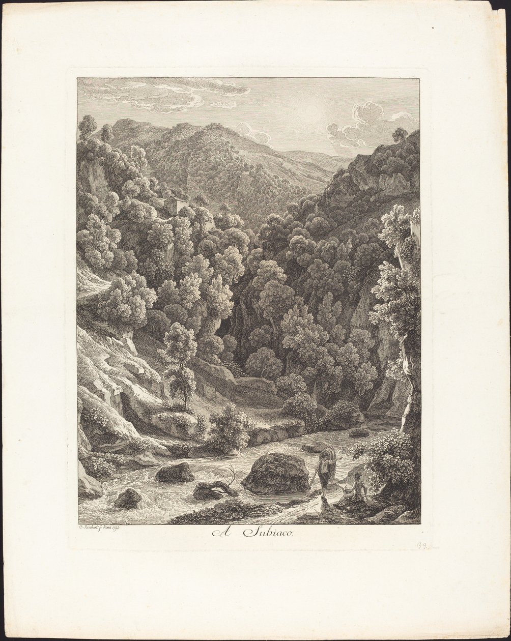 En Subiaco af Johann Christian Reinhart