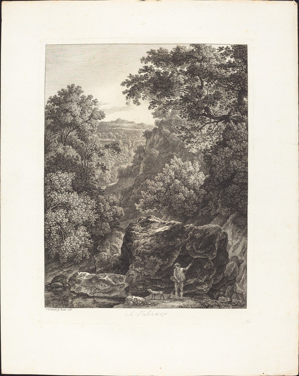 En Subiaco af Johann Christian Reinhart