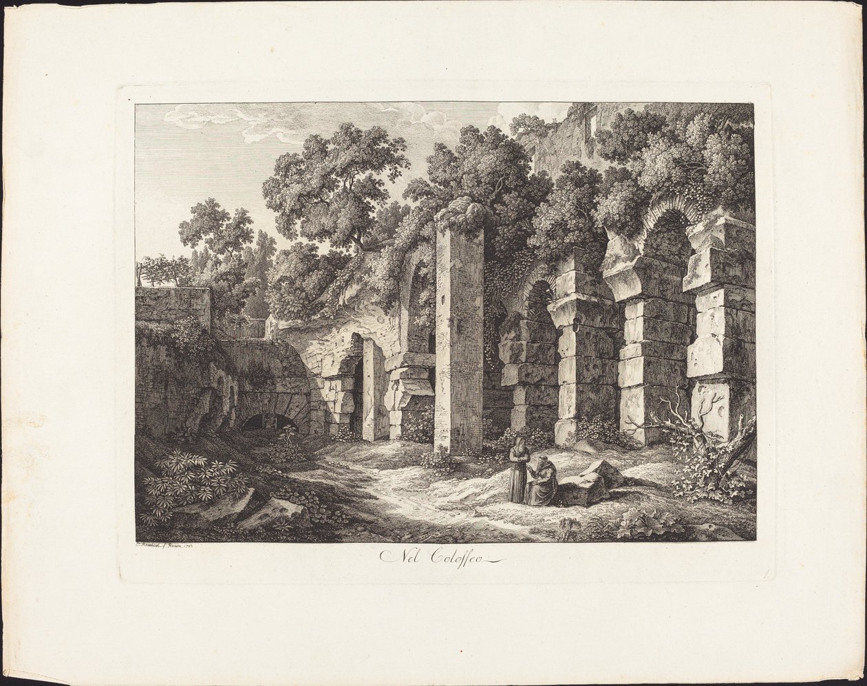 I Colosseum af Johann Christian Reinhart
