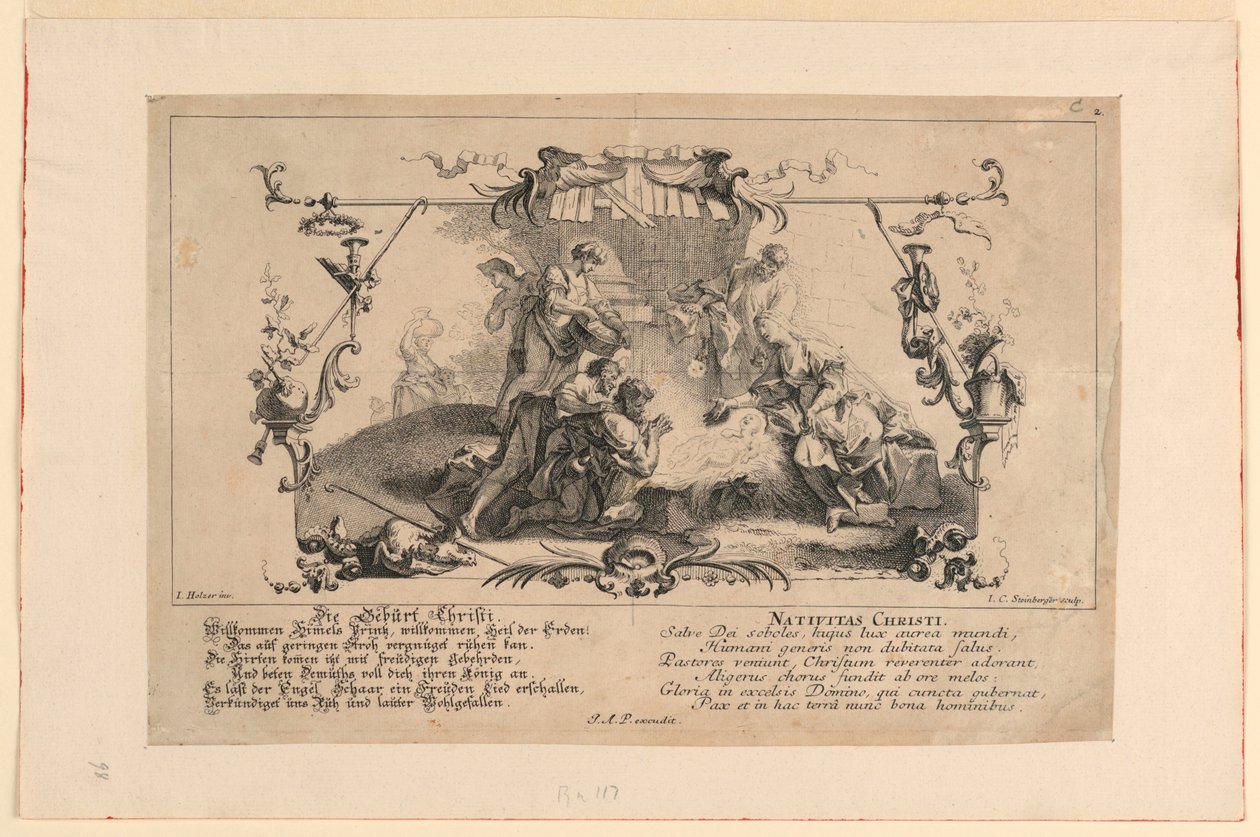 Kristi fødsel af Johann Evangelist Holzer