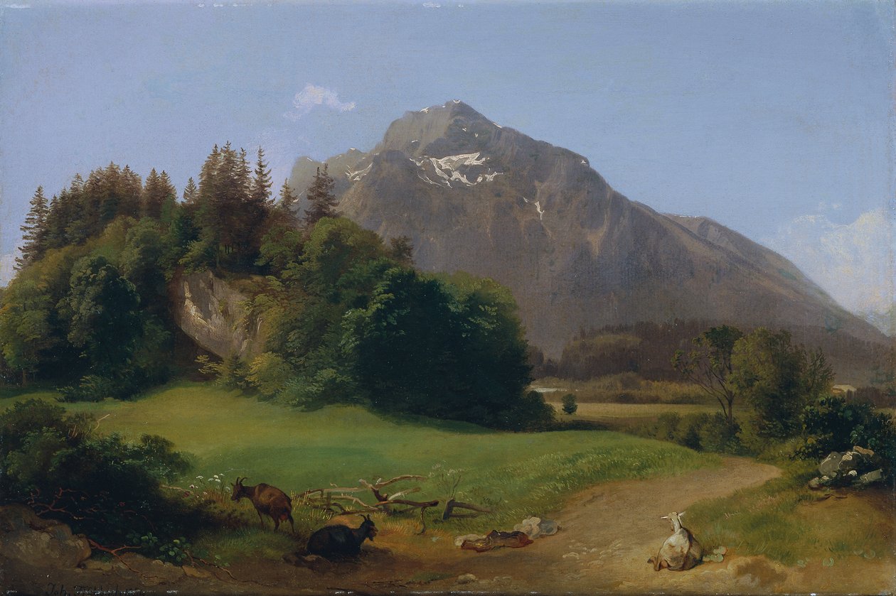 nær Salzburg af Johann Fischbach