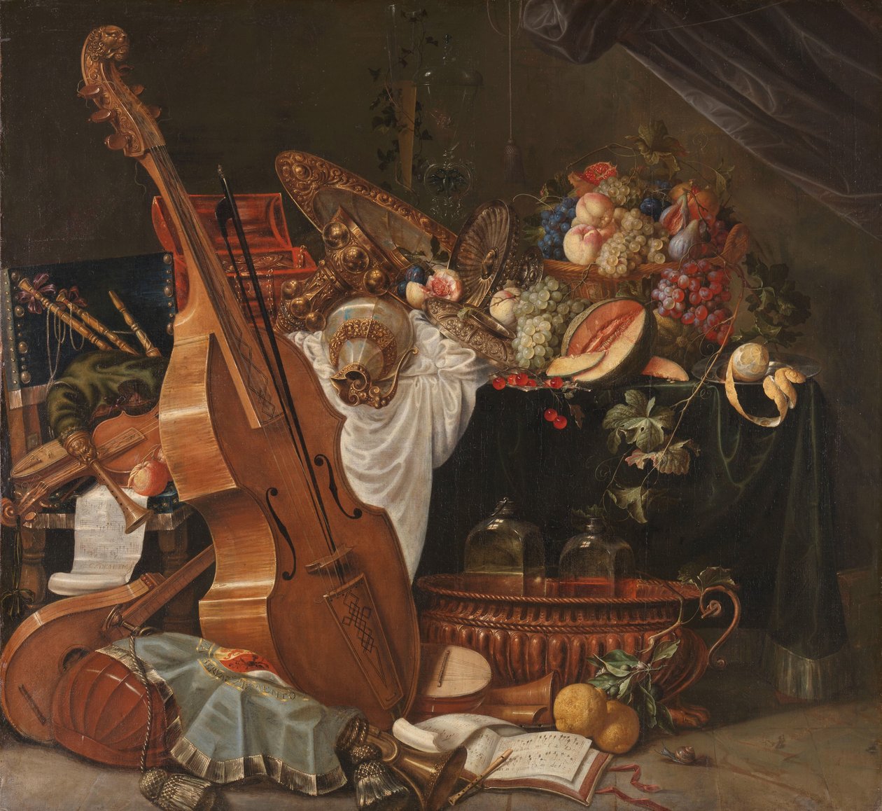 Stilleben af Johann Friedrich Grueber