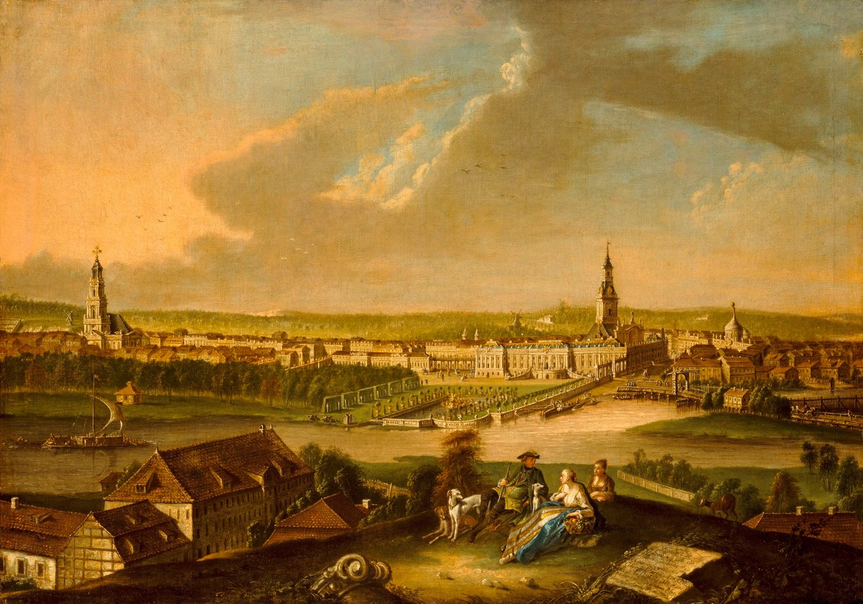 Tysk: Potsdam fra Brauhausberg, Seconde Vue af Johann Friedrich Meyer