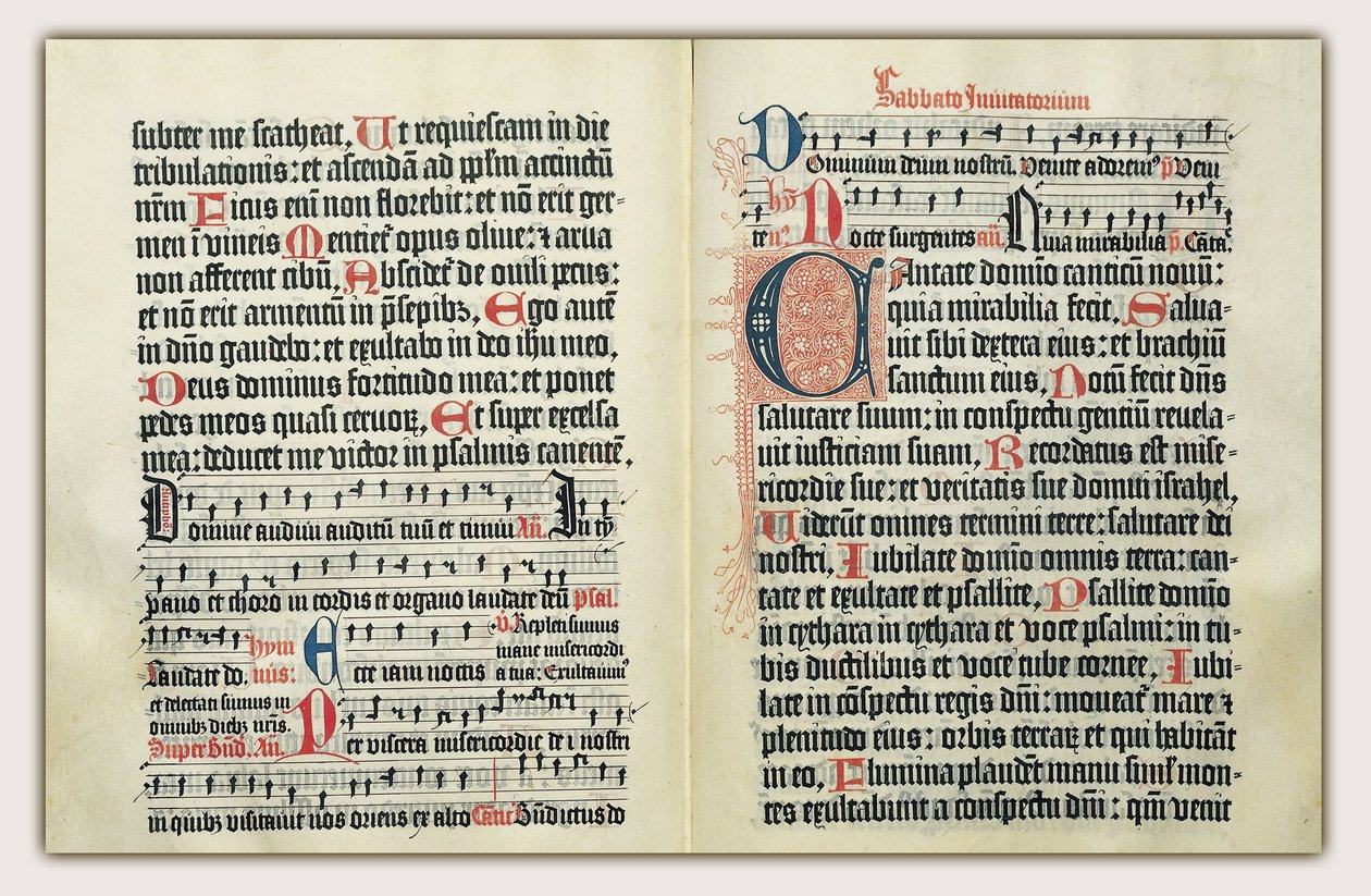 Mainz Psalter af Johann Fust and Peter Schoeffer