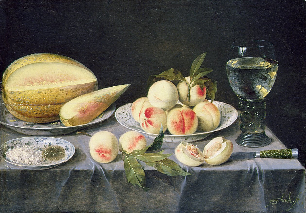Stilleben af Johann Georg Hinz