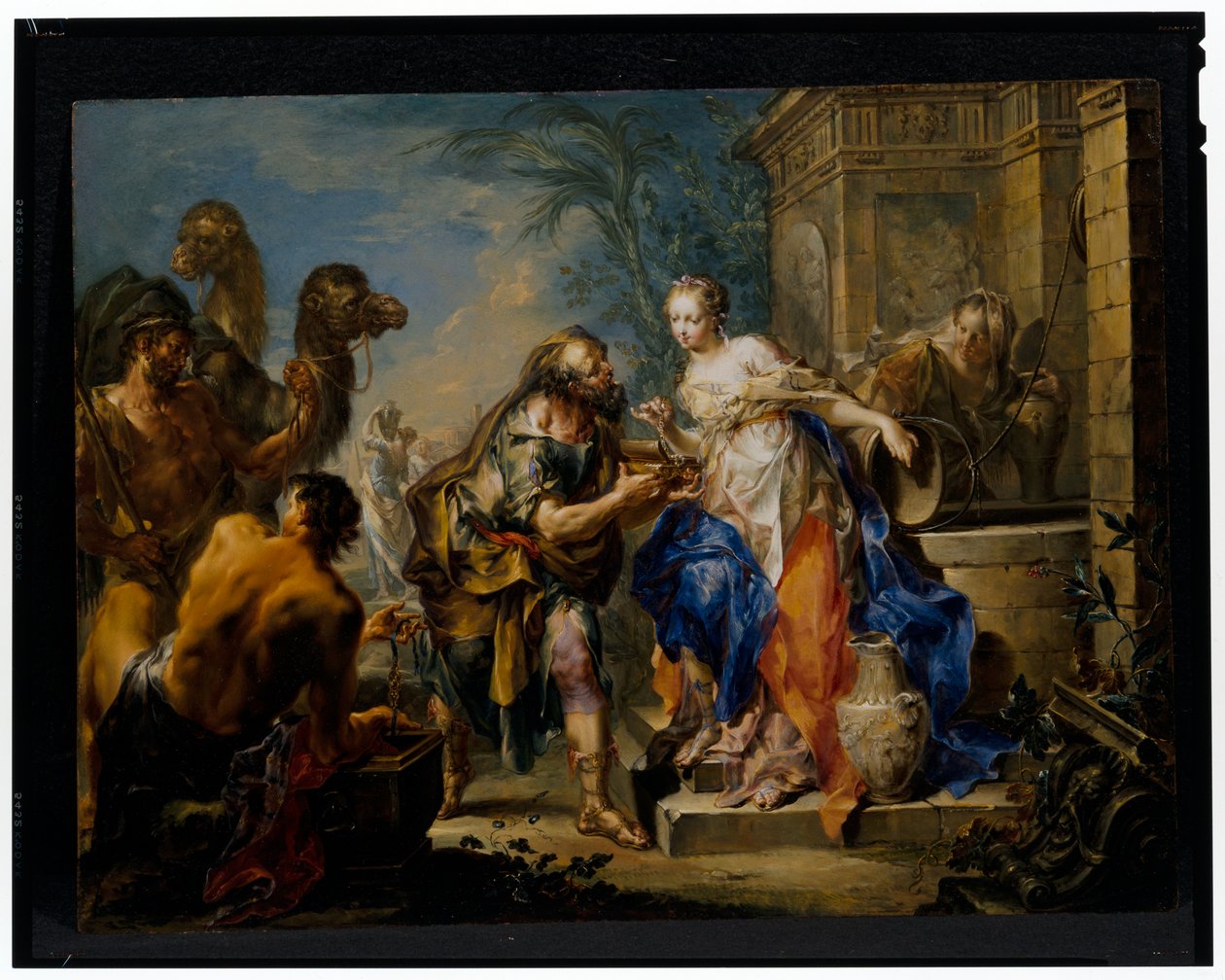 Elizier og Rebecca af Johann Georg Platzer