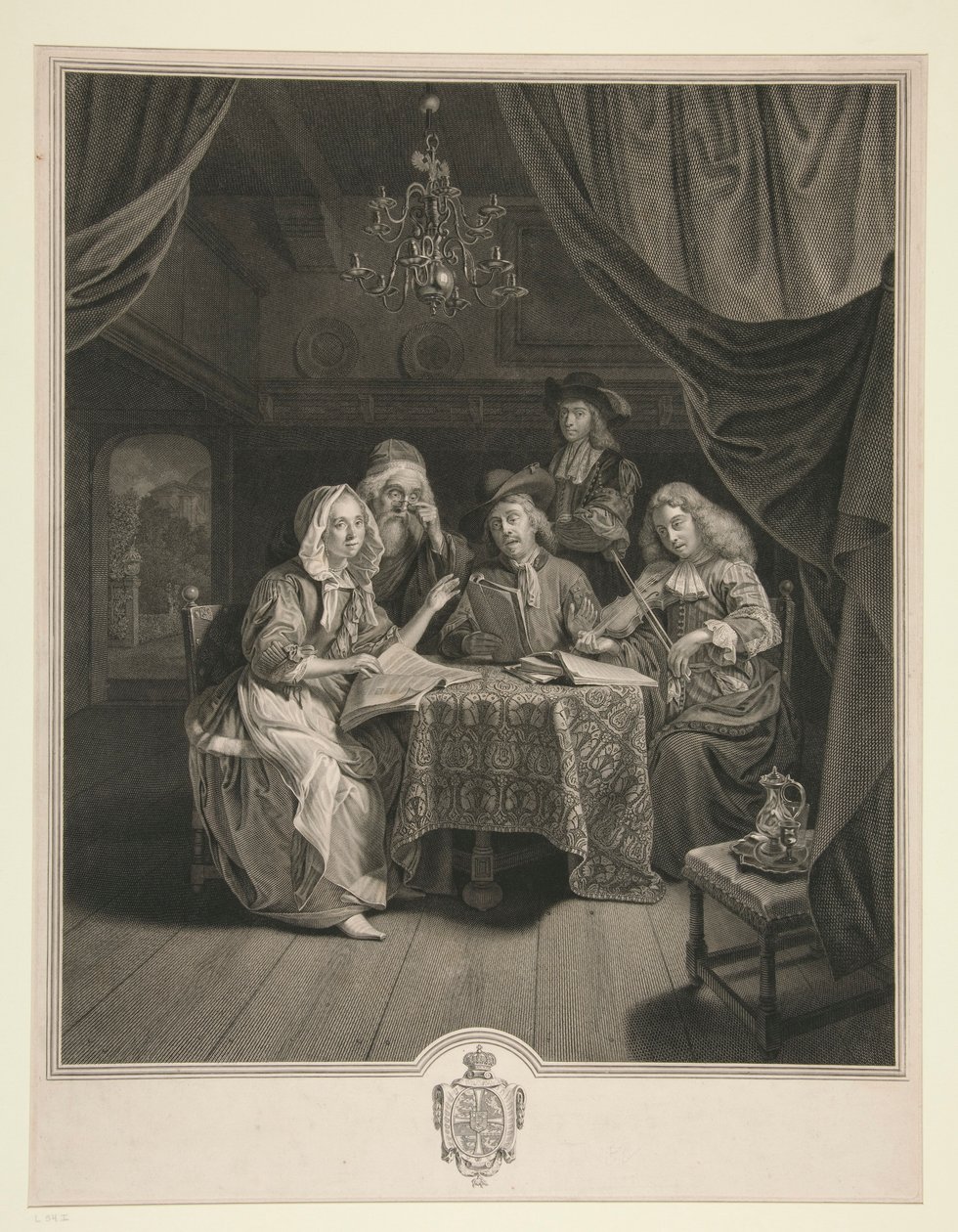 Familiekoncerten af Johann Georg Wille