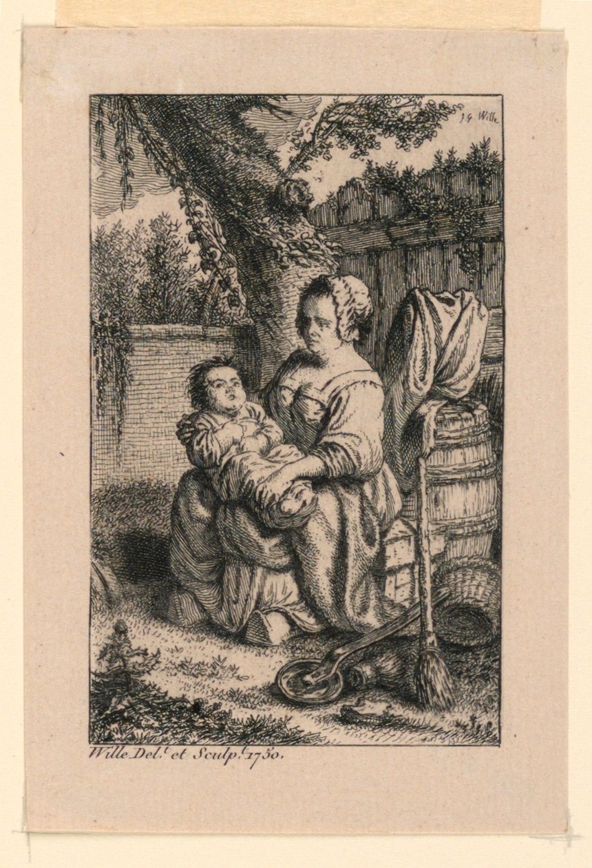 Sygeplejersken af Johann Georg Wille