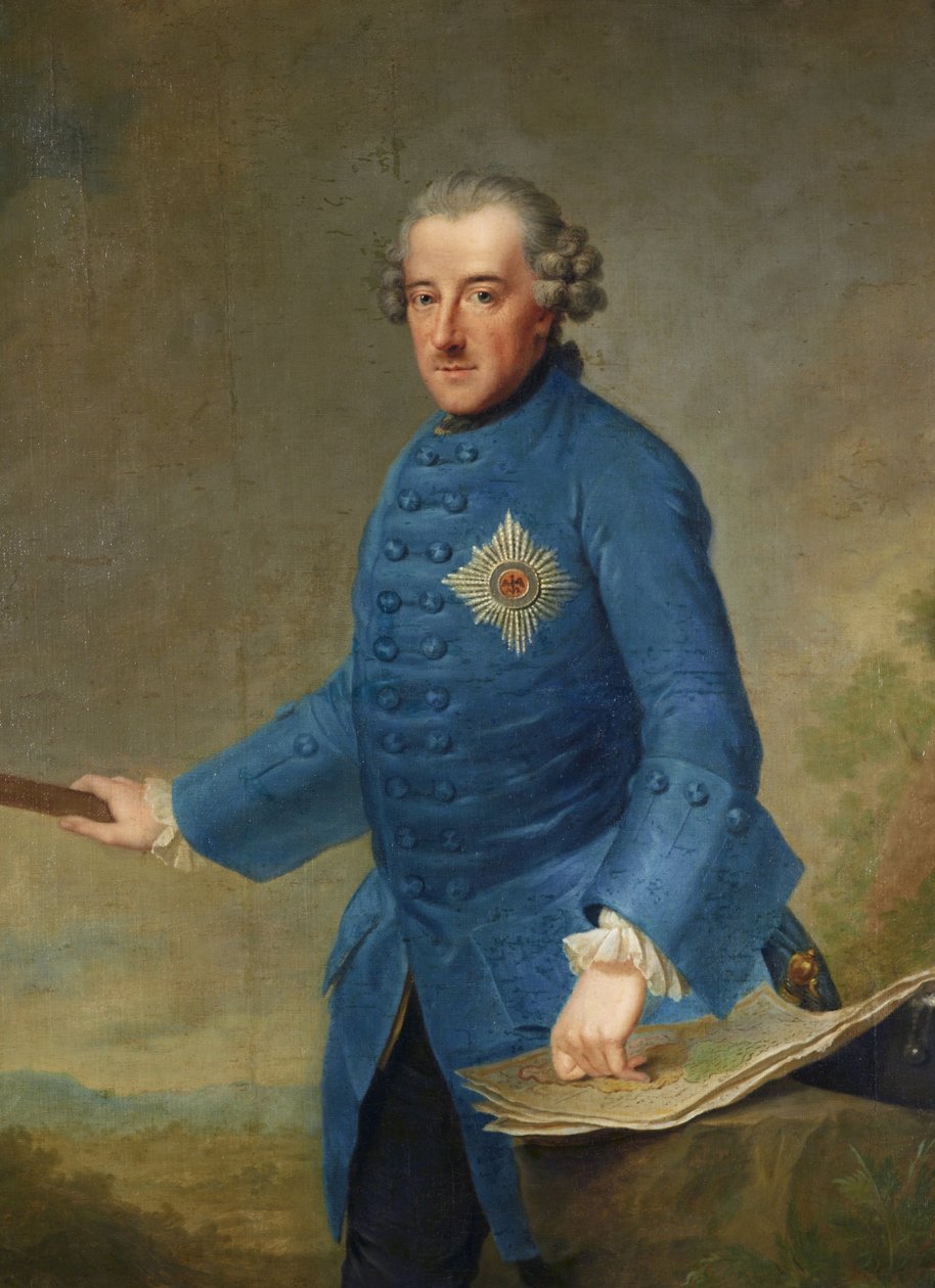 Frederik den Store af Johann Georg Ziesenis