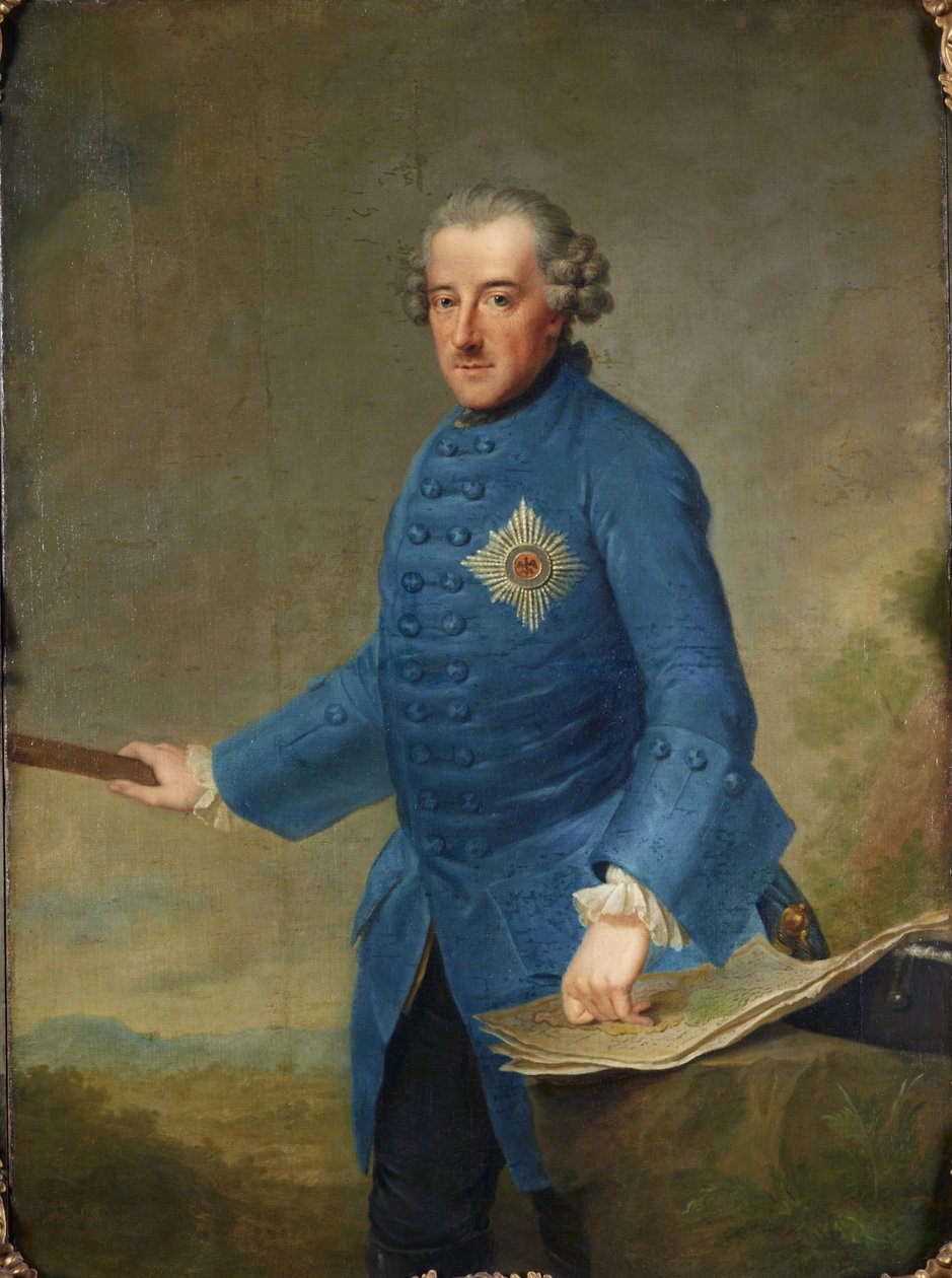 Frederik den Store af Johann Georg Ziesenis