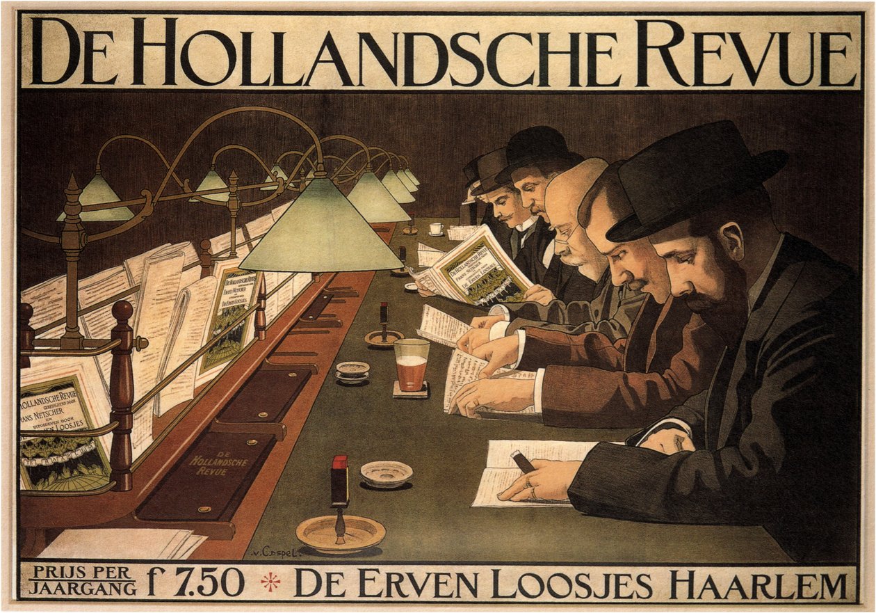 Den hollandske revy, 1899 af Johann Georg van Caspel