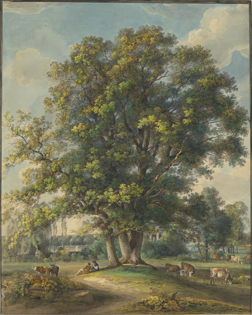 Og i Arcadia er jeg af Johann Georg von Dillis