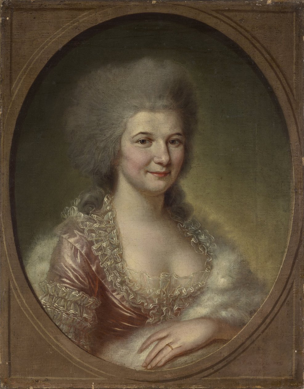 Kvindedame ved valgretten af Johann Georg von Edlinger