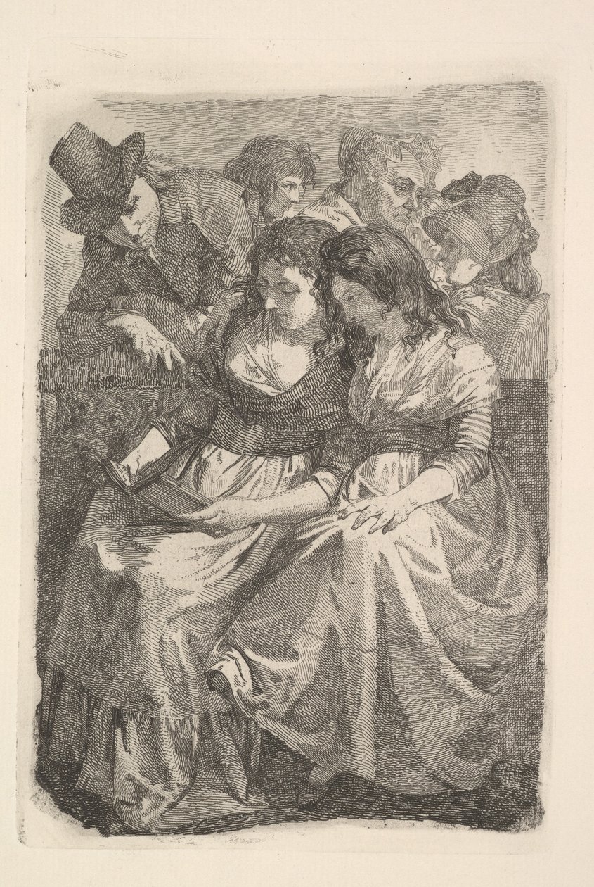 Schadow og hans familie, 1925. af Johann Gottfried Schadow