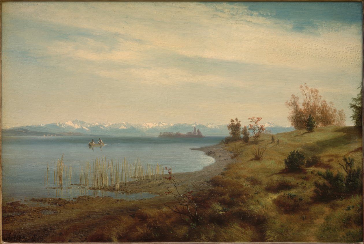 Vorfrühling am Starnberger See af Johann Gottfried Steffan