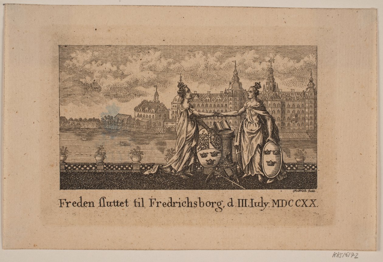 Freden sluttet til Frederiksborg af Johann Gottlieb Friedrich