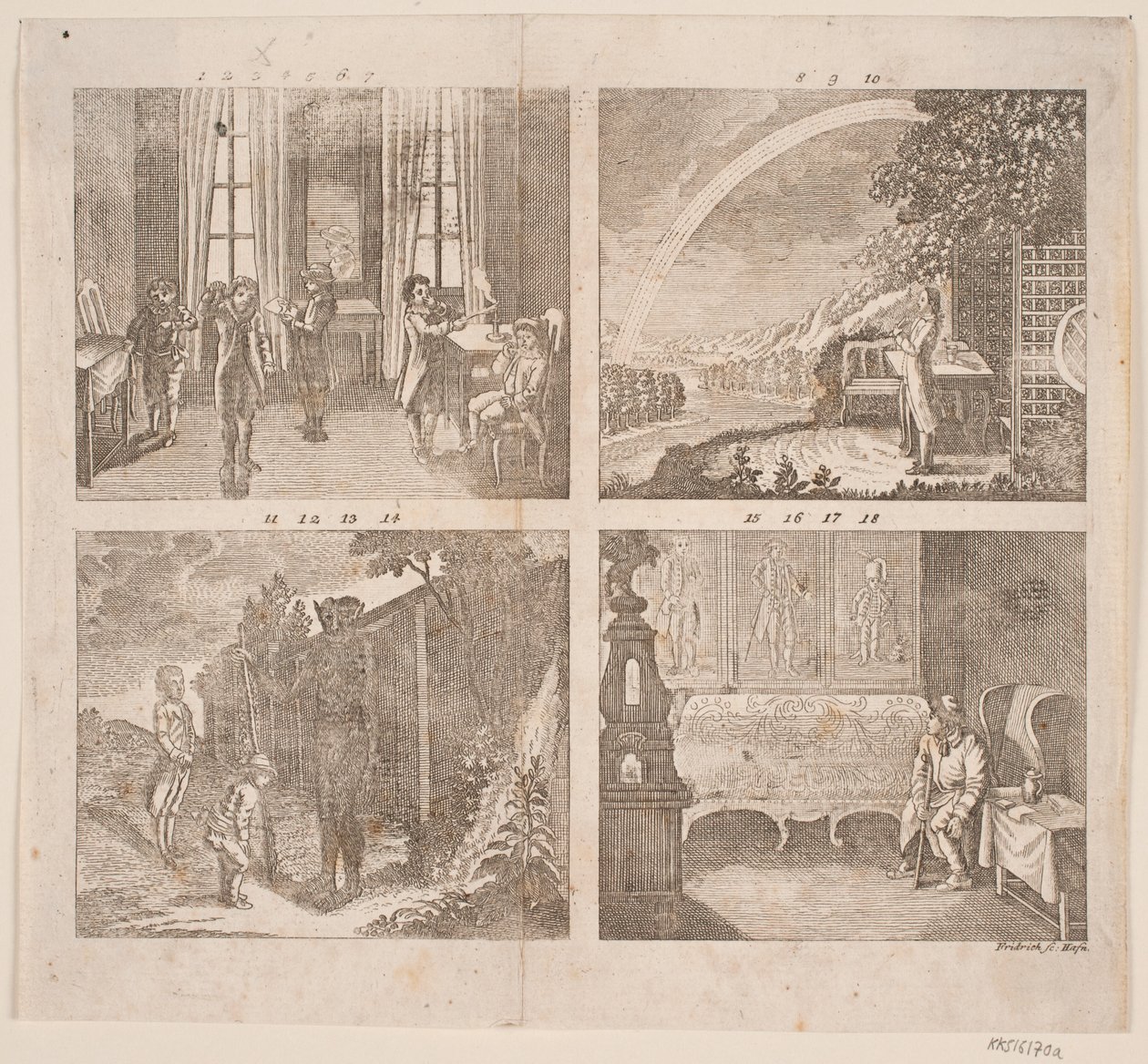 Fremstillinger for børn af Johann Gottlieb Friedrich