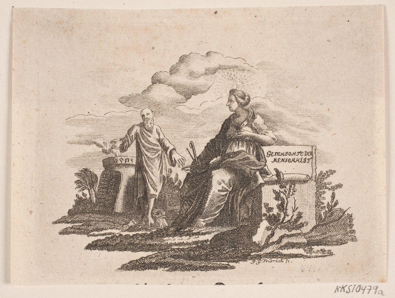 Vignet til H. Niemeyer "Bibelske Charakteristik" af Johann Gottlieb Friedrich