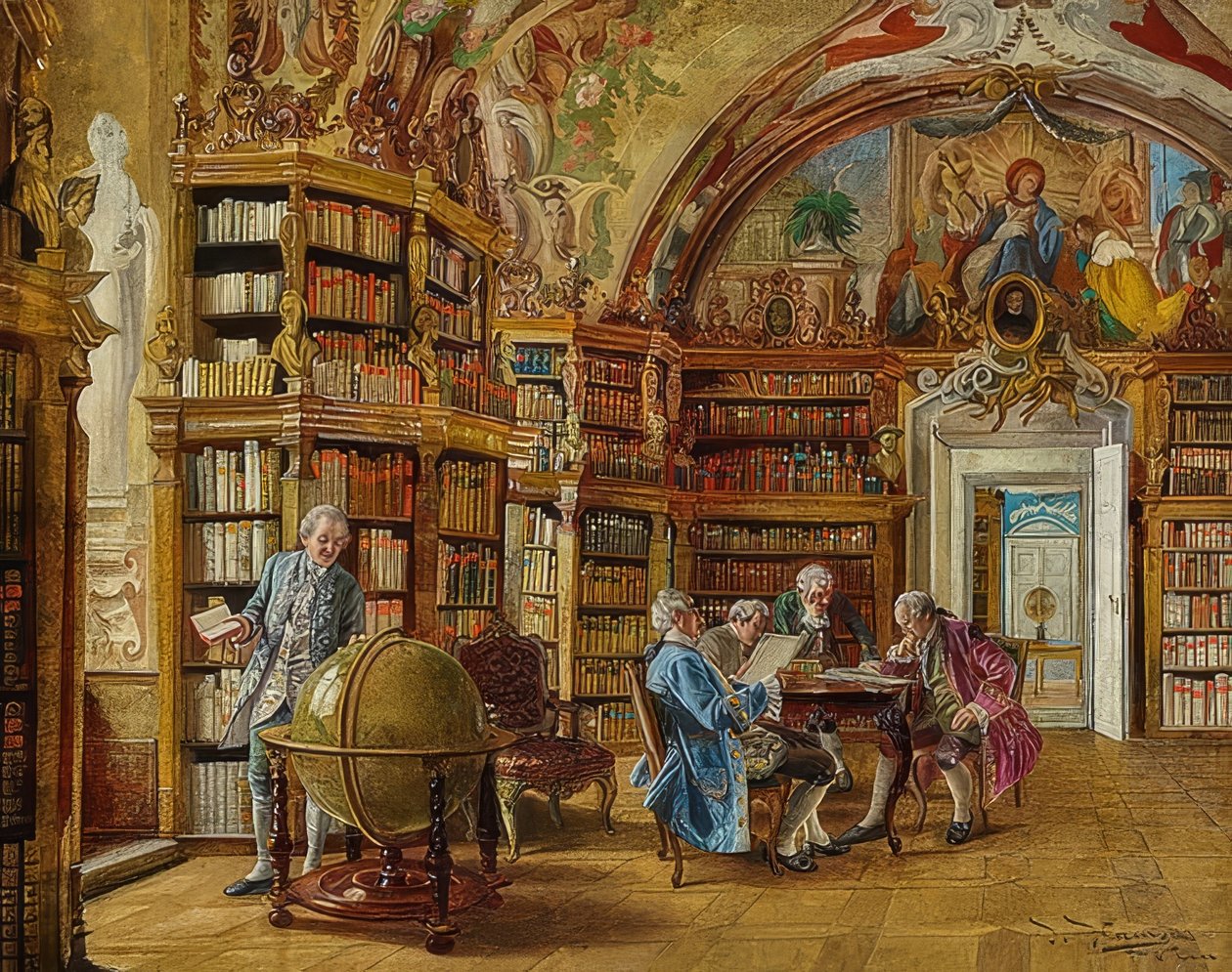 I biblioteket af Johann Hamza