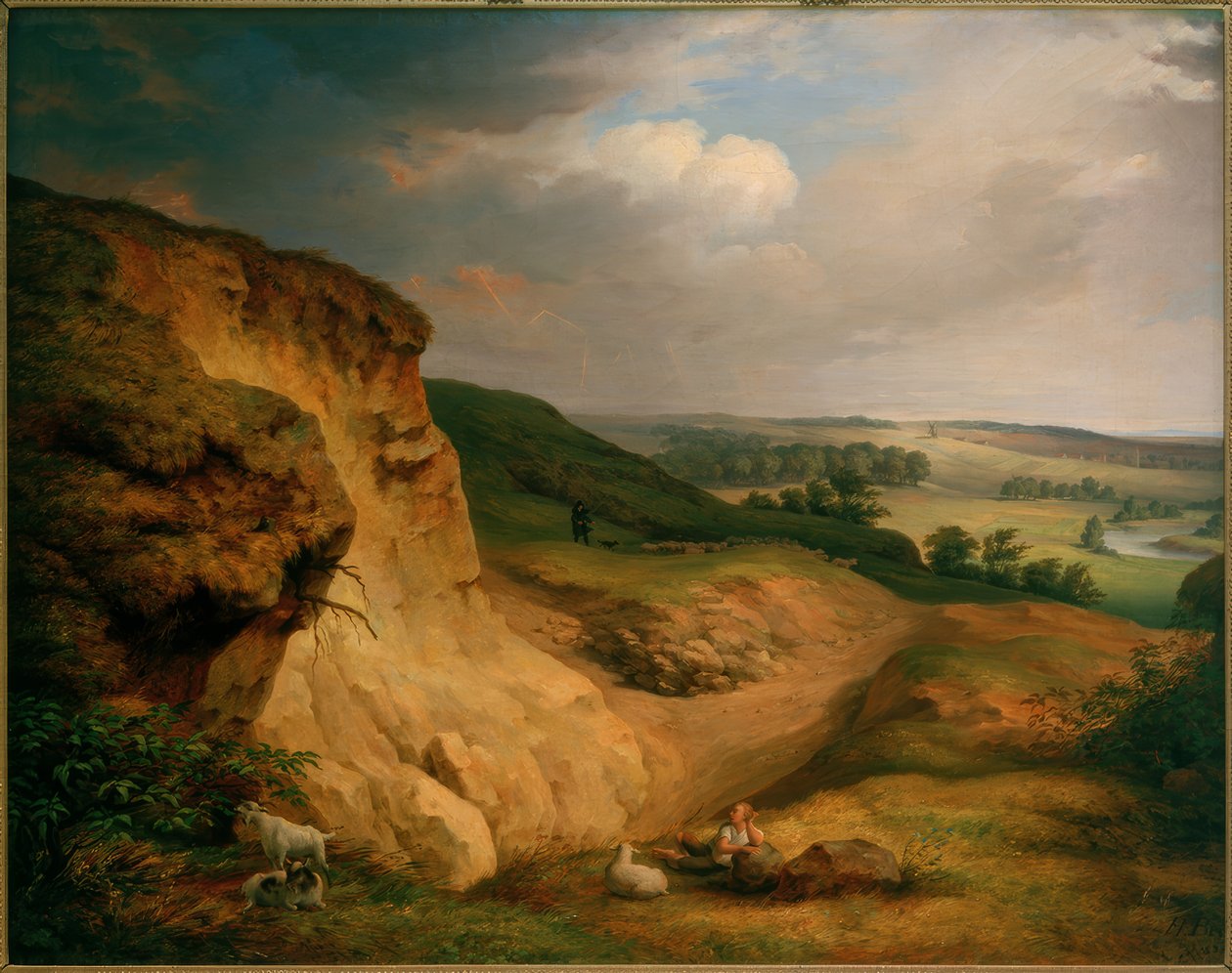 Muldenstein nær Jeßnitz af Johann Heinrich Beck