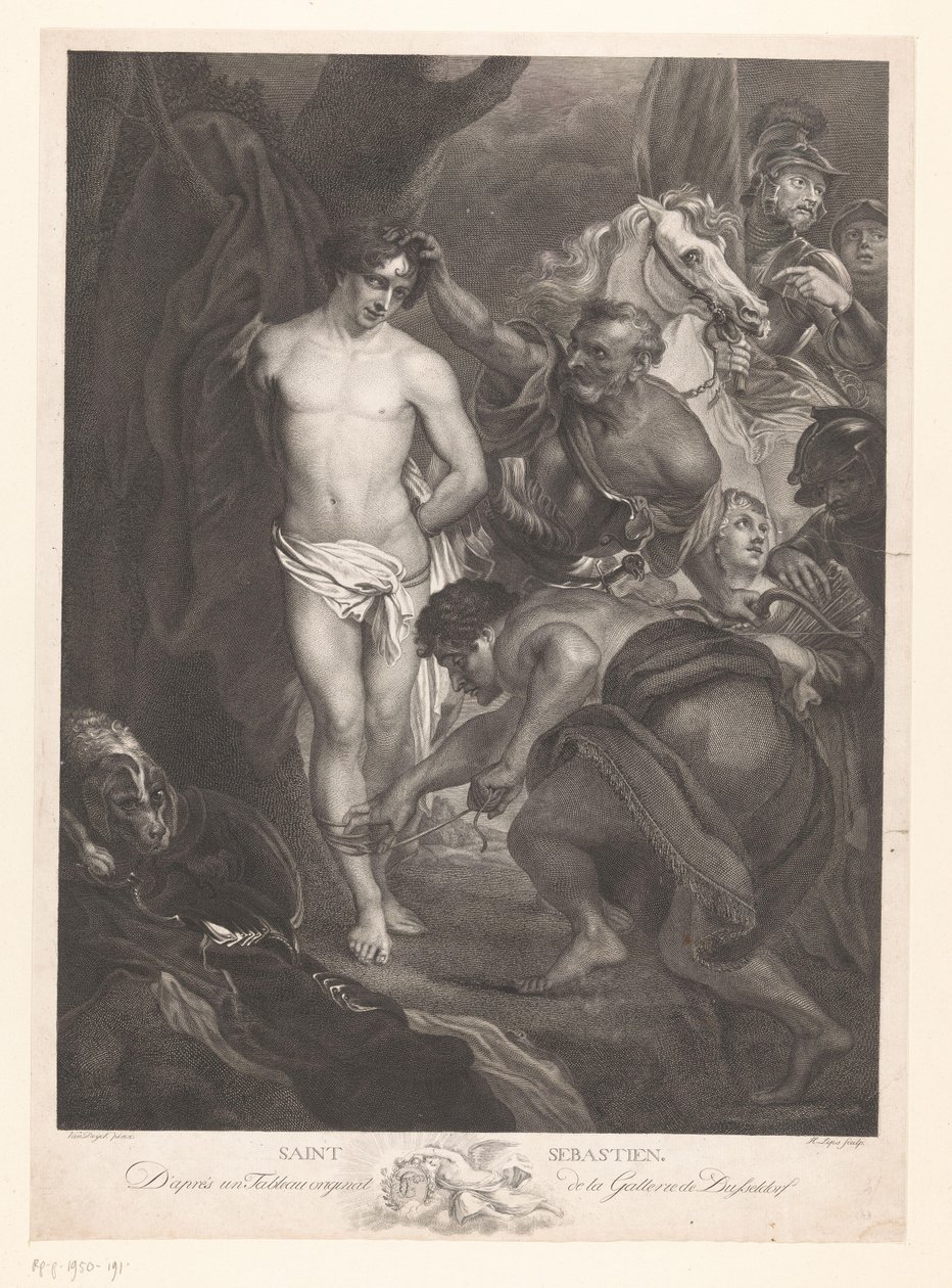 Sankt Sebastian af Johann Heinrich Lips