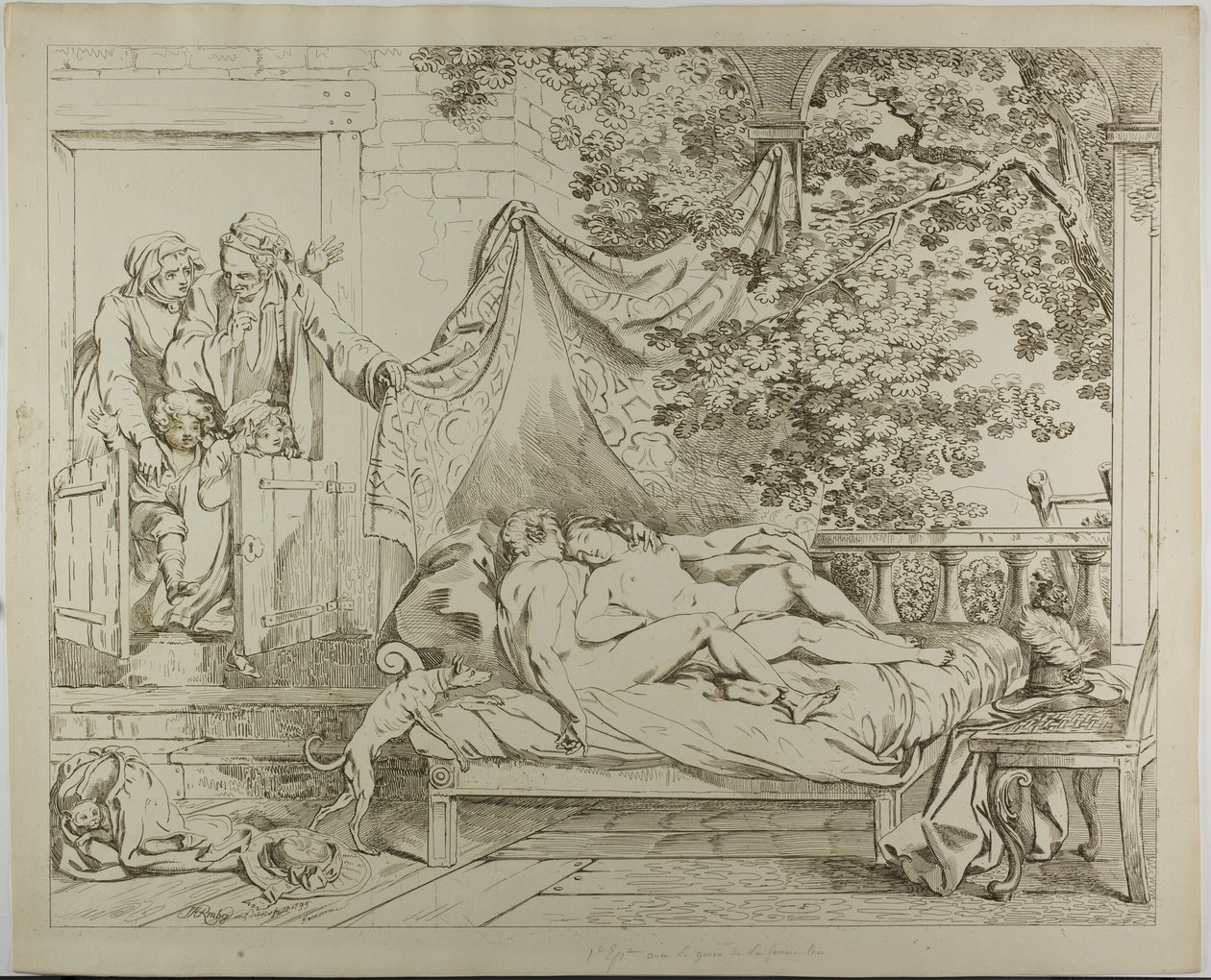 De elskende af Johann Heinrich Ramberg