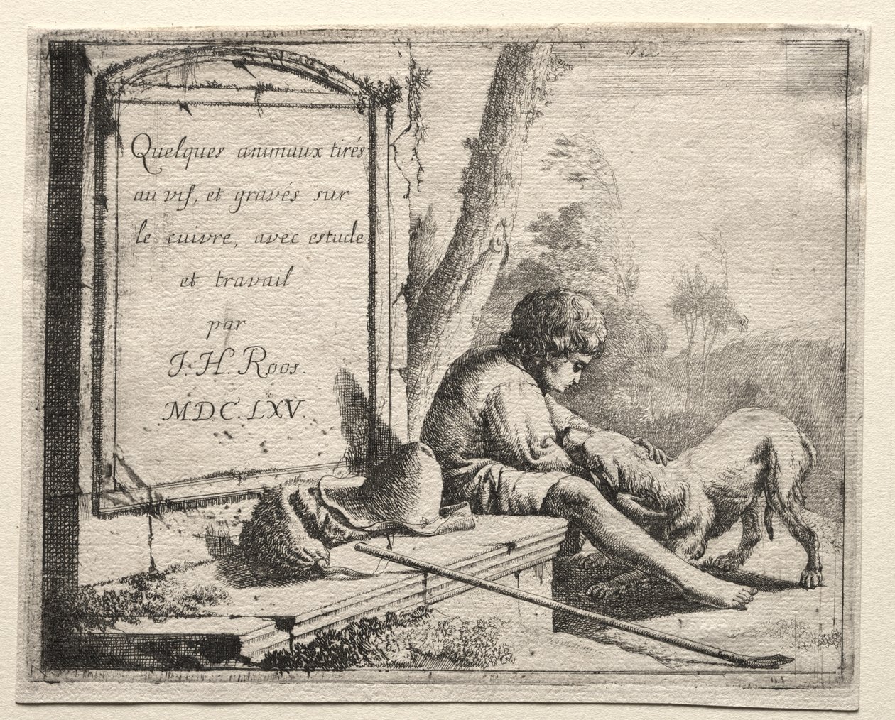 Johann Heinrich Roos Shepherding-serien, 1665. af Johann Heinrich Roos