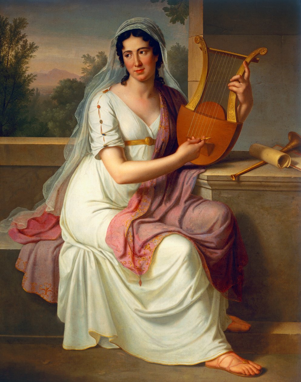 Isabella Colbran af Johann Heinrich Schmidt