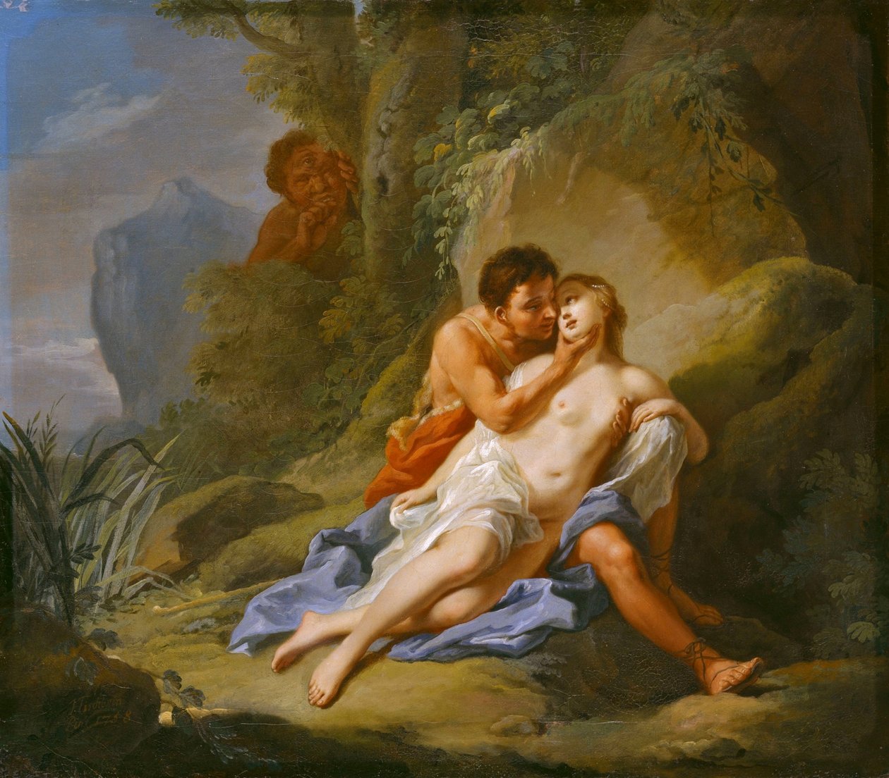 Acis og Galatea af Johann Heinrich Tischbein