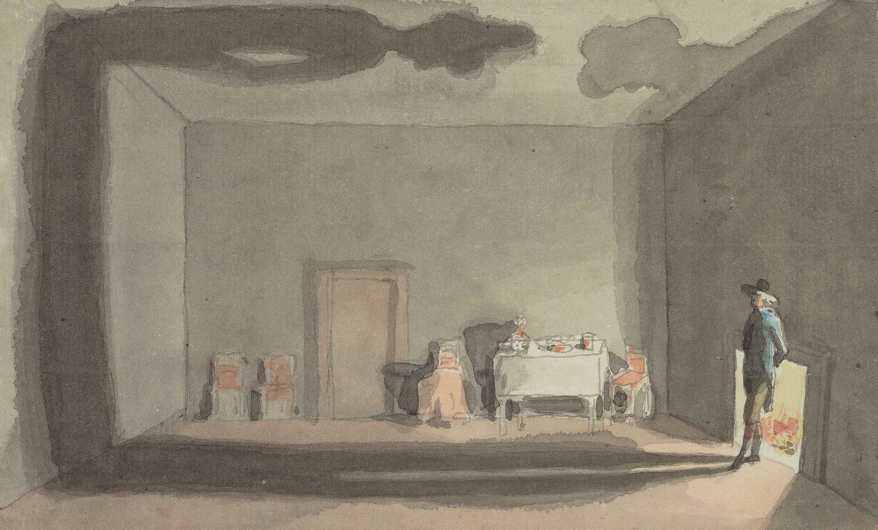 Den lange skygge, ca 1805. af Johann Heinrich Wilhelm Tischbein