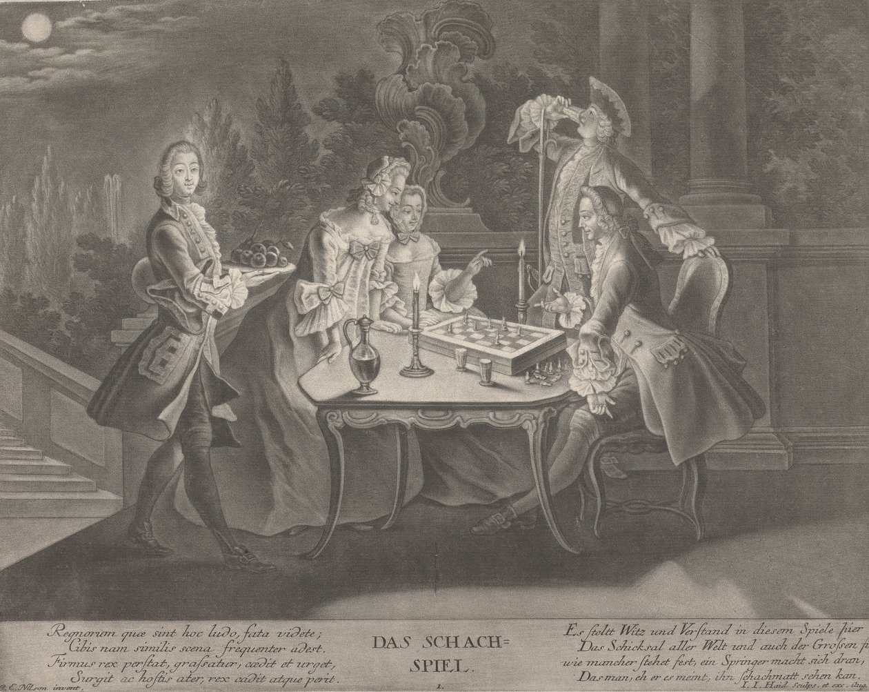 Skakspillet af Johann Jacobus Haid