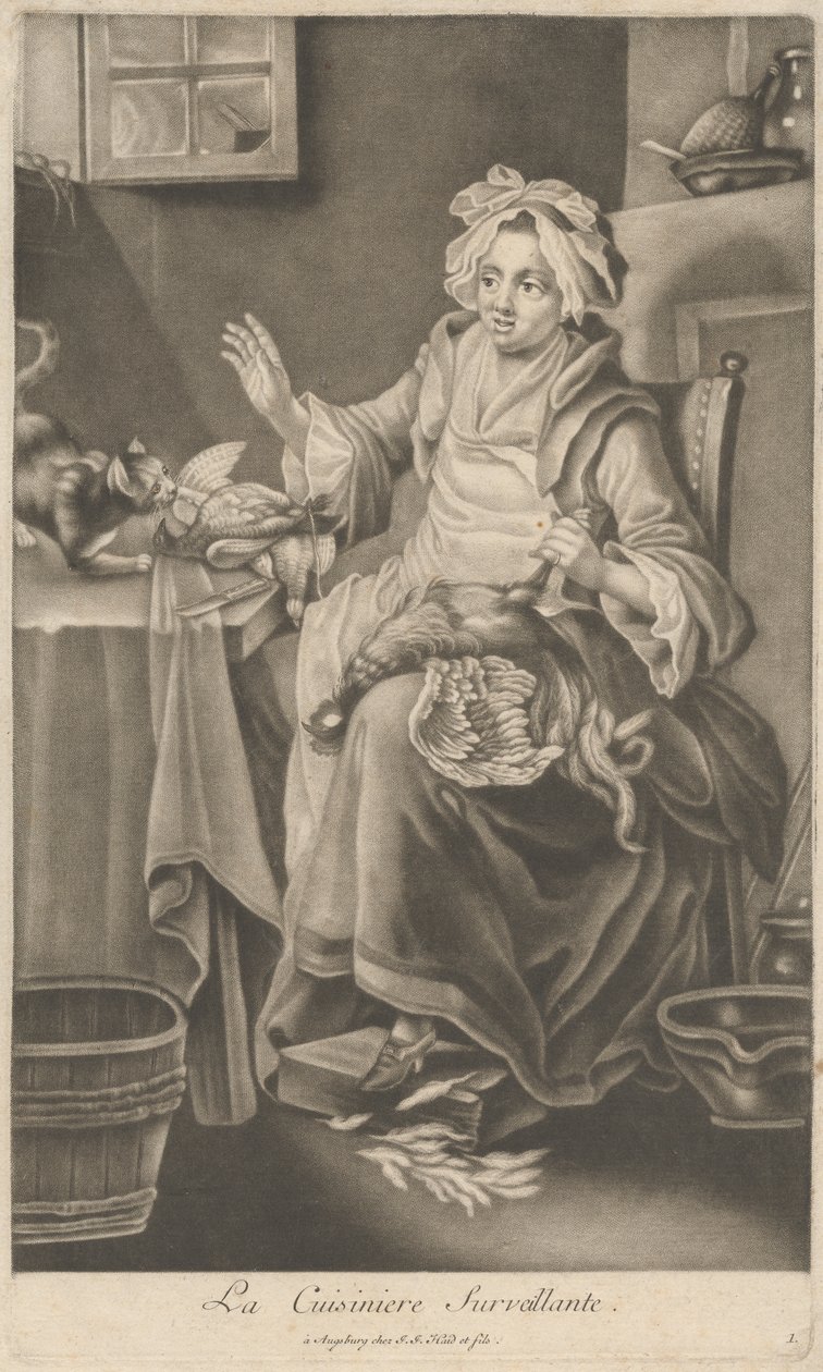 Den tilsynsførende kok af Johann Jacobus Haid