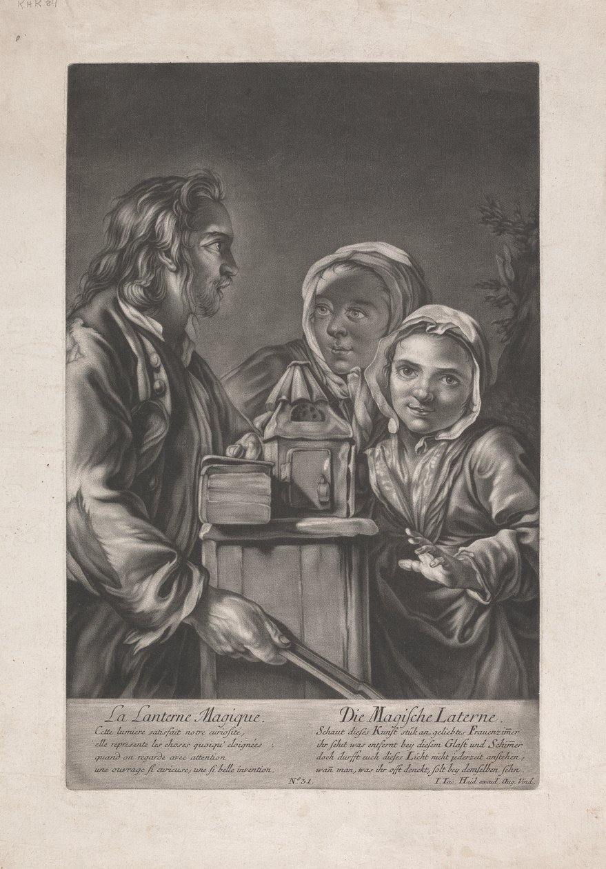 Den magiske lanterne af Johann Jacobus Haid