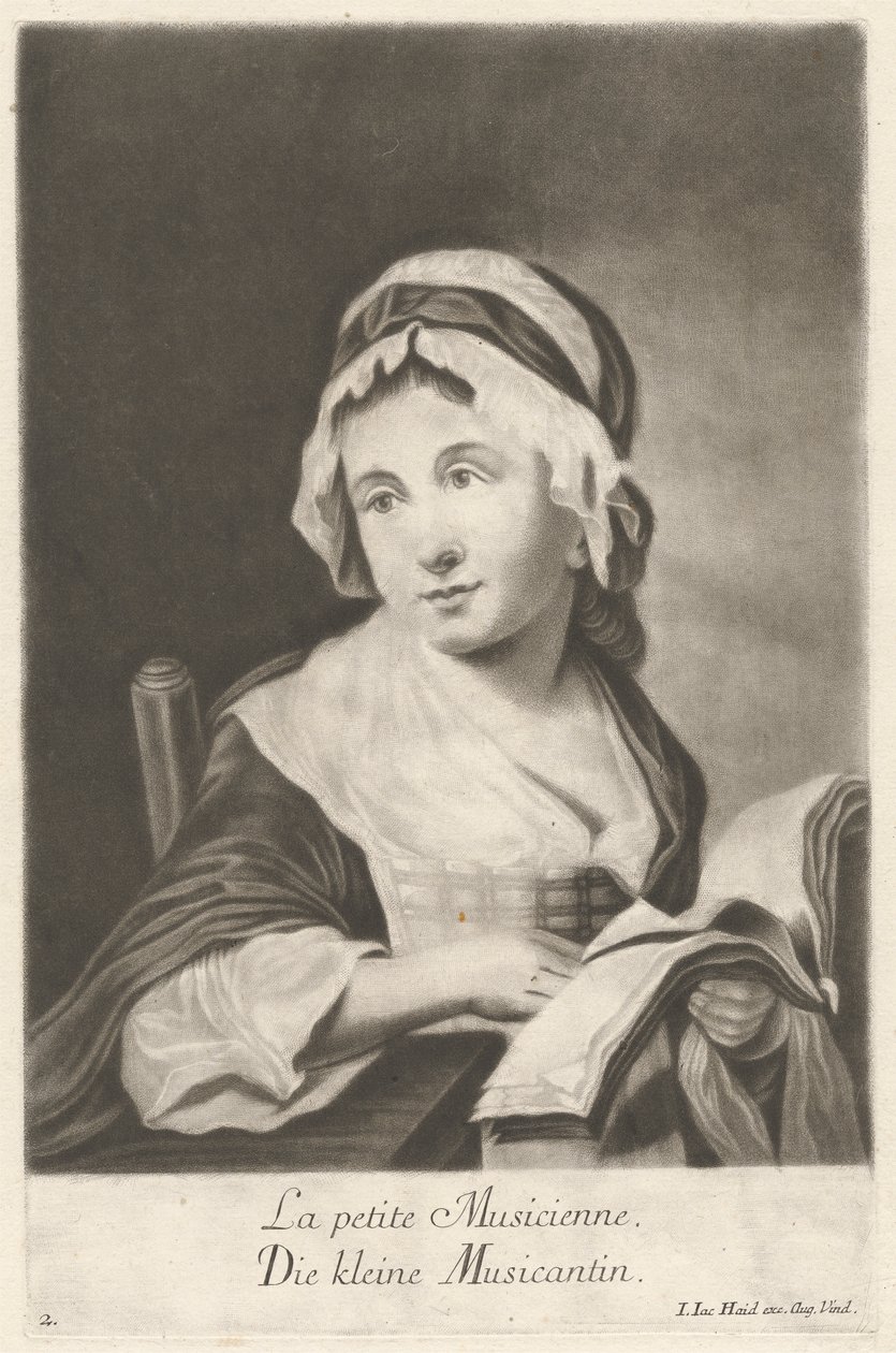 Den lille musiker af Johann Jacobus Haid