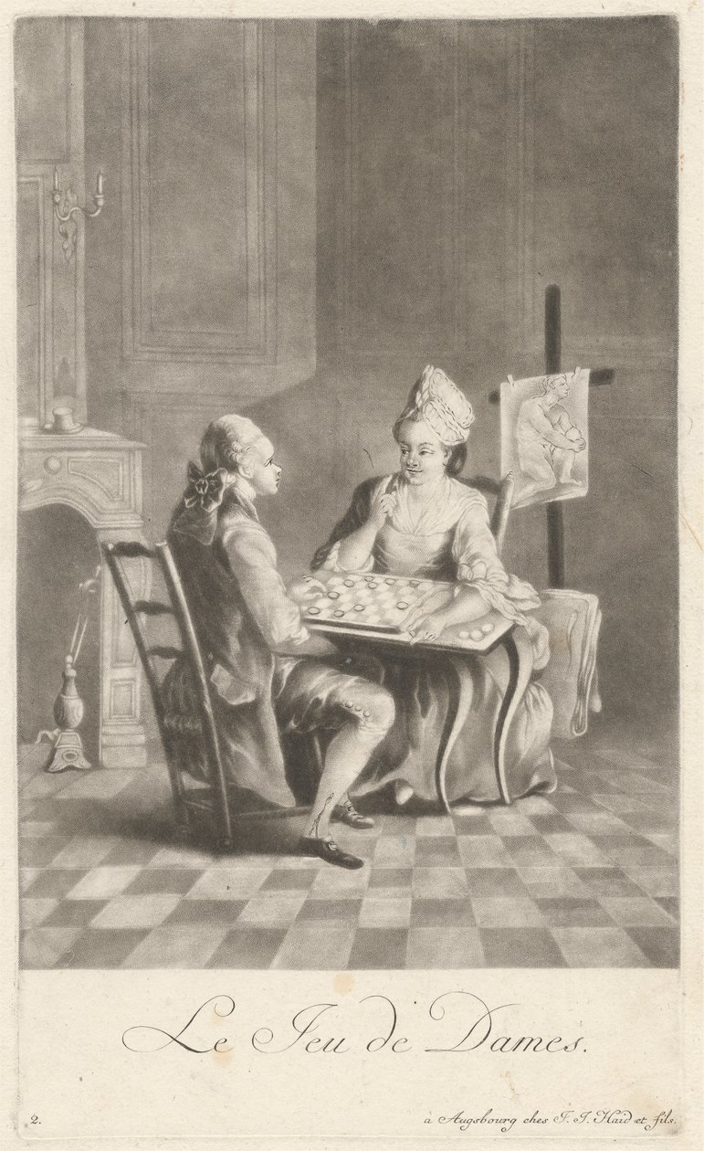 Damspillet af Johann Jacobus Haid