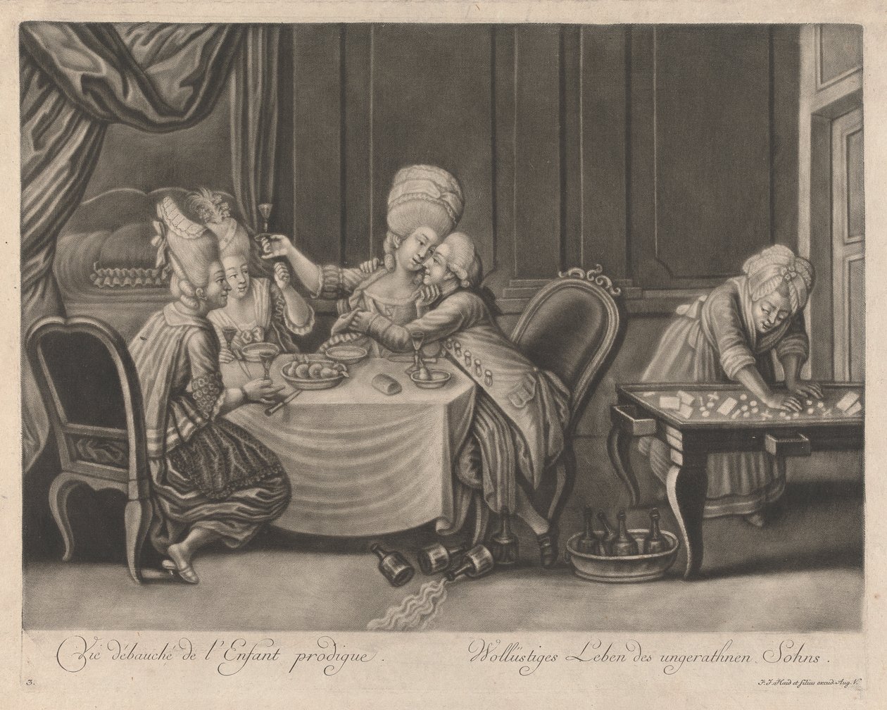 Den fortabte søns udskejelser af Johann Jacobus Haid