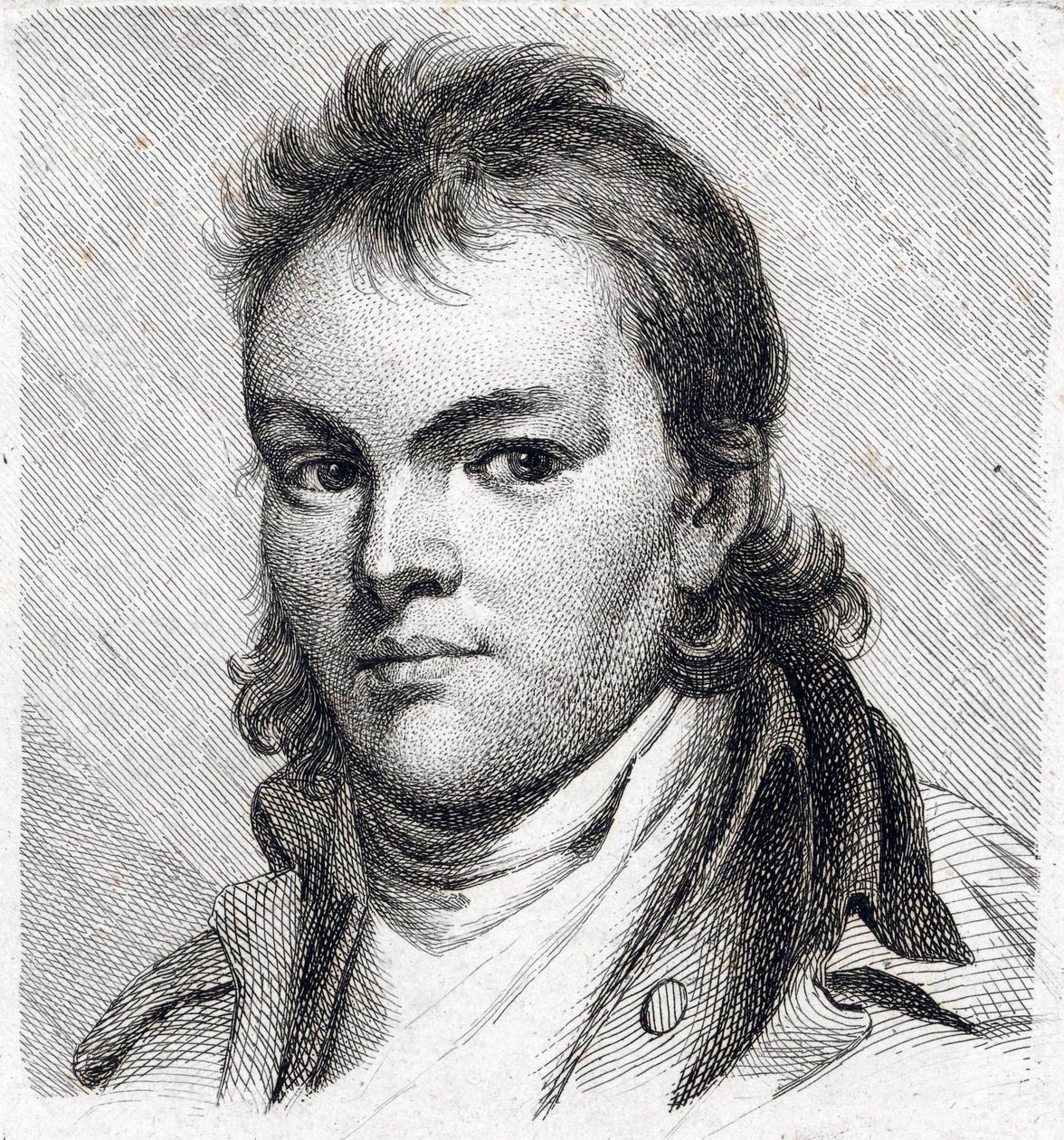 Selvportræt af Johann Jakob Laurenz Billwiller