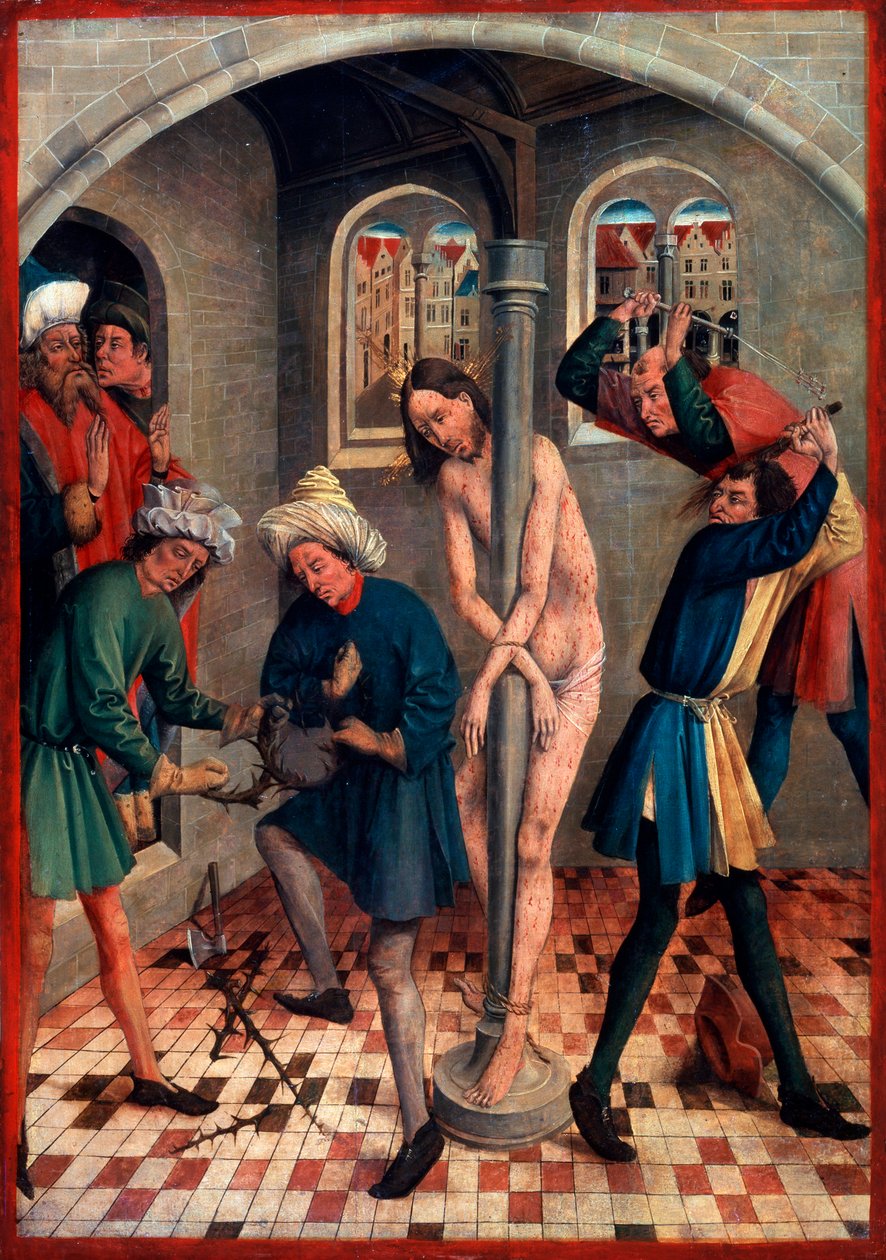 Kristi flagelation, før 1457. af Johann Koerbecke