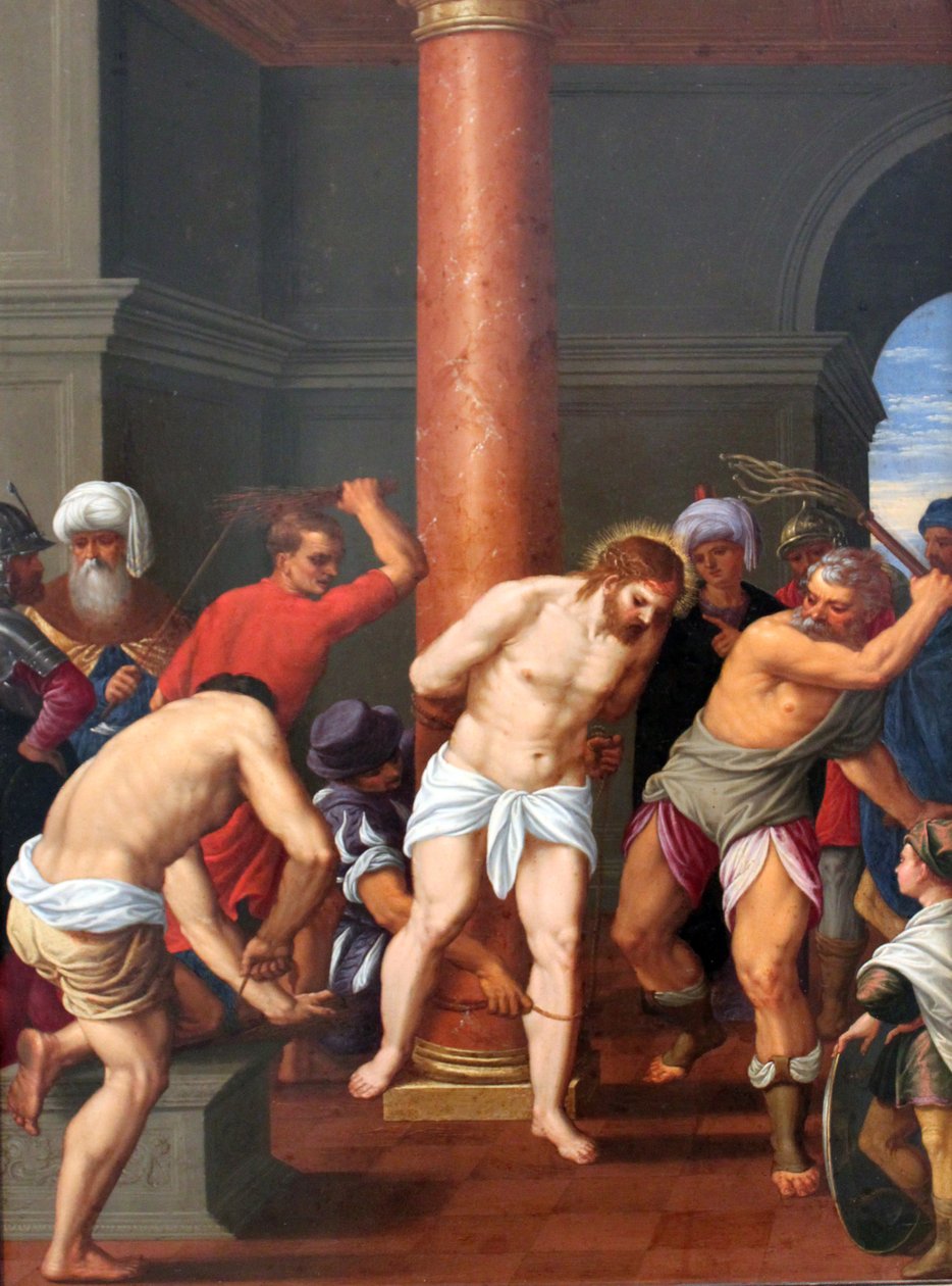 Tysk: Geißelung Christi Kristi flagellation af Johann König