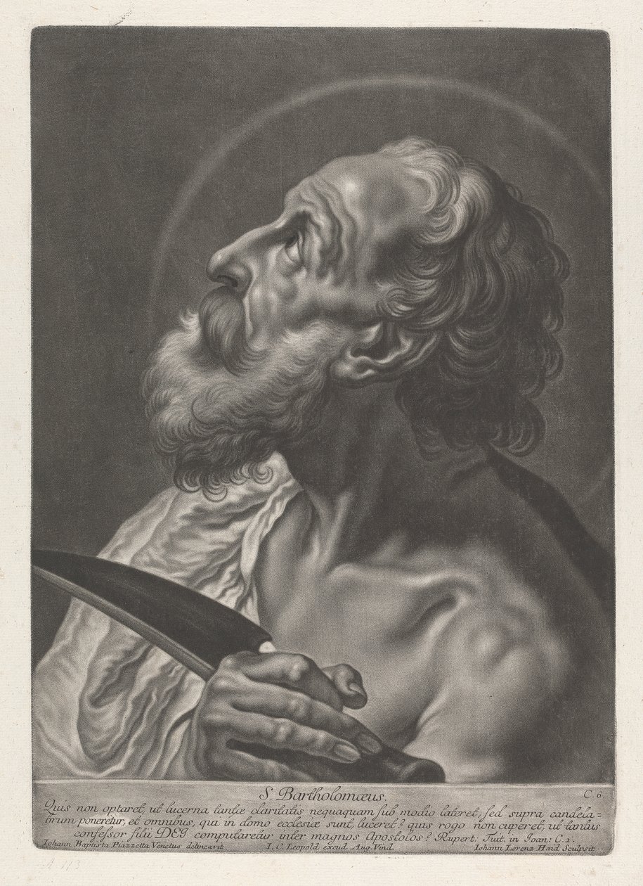St. Bartholomew af Johann Lorenz Haid