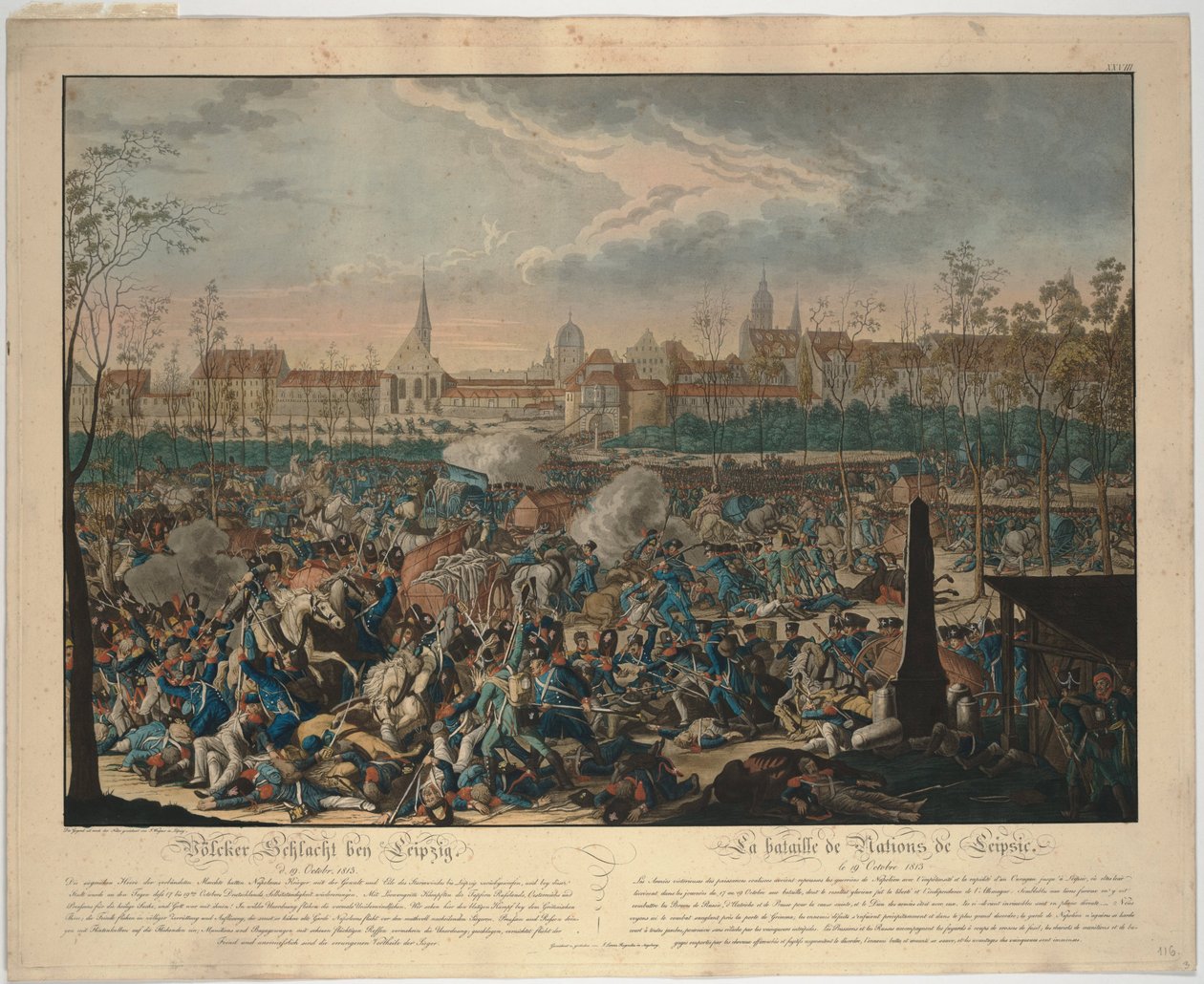 Battle of the Nations Day af Johann Lorenz Rugendas