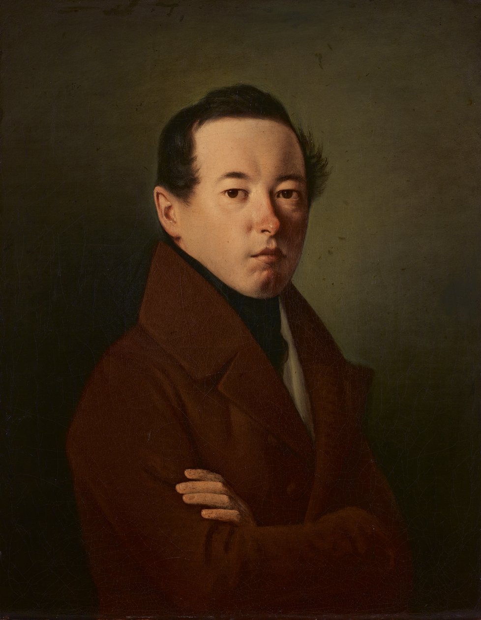selvportræt (?) af Johann Michael Neder